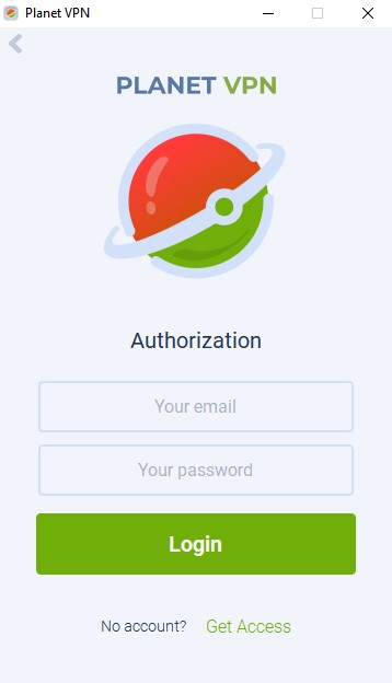 How to sign in and get started with the Planet VPN app for Windows. - Planet VPN